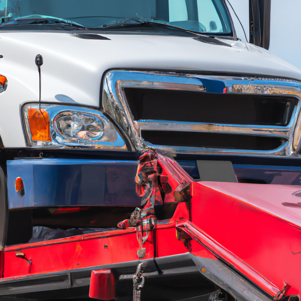 Tow truck ready to assist roadside emergencies.